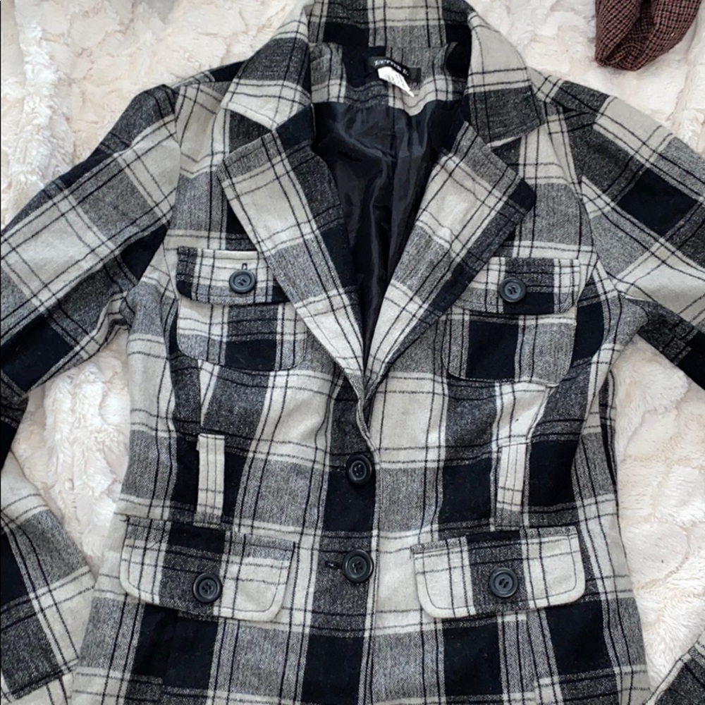 Plaid blazer